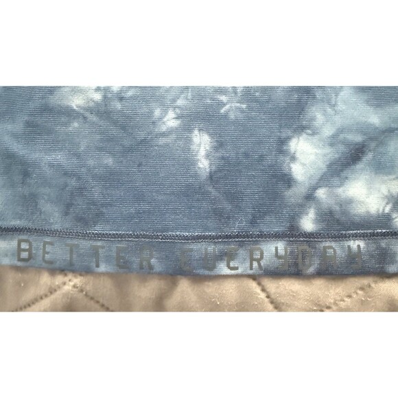 Lululemon Always Agile T Shirt Mens Large Diamond Dye Blue Tie Dye Short Sleeve - Picture 7 of 7